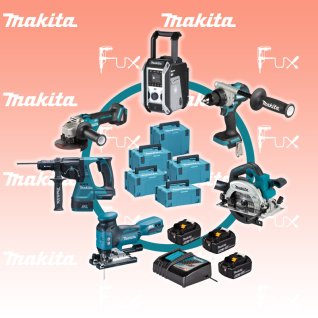 Makita Bürstenlose Mega-Combo SET 7 / 6-teilig