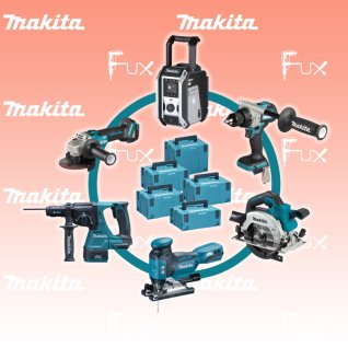 Makita Bürstenlose Mega-Combo Solo 7 / 6-teilig