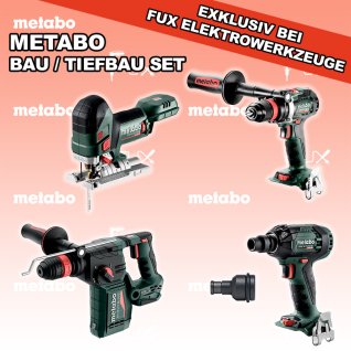 Metabo  Bau / Tiefbau Set 6 SOLO