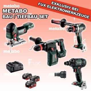 Metabo  Bau / Tiefbau Set 6 